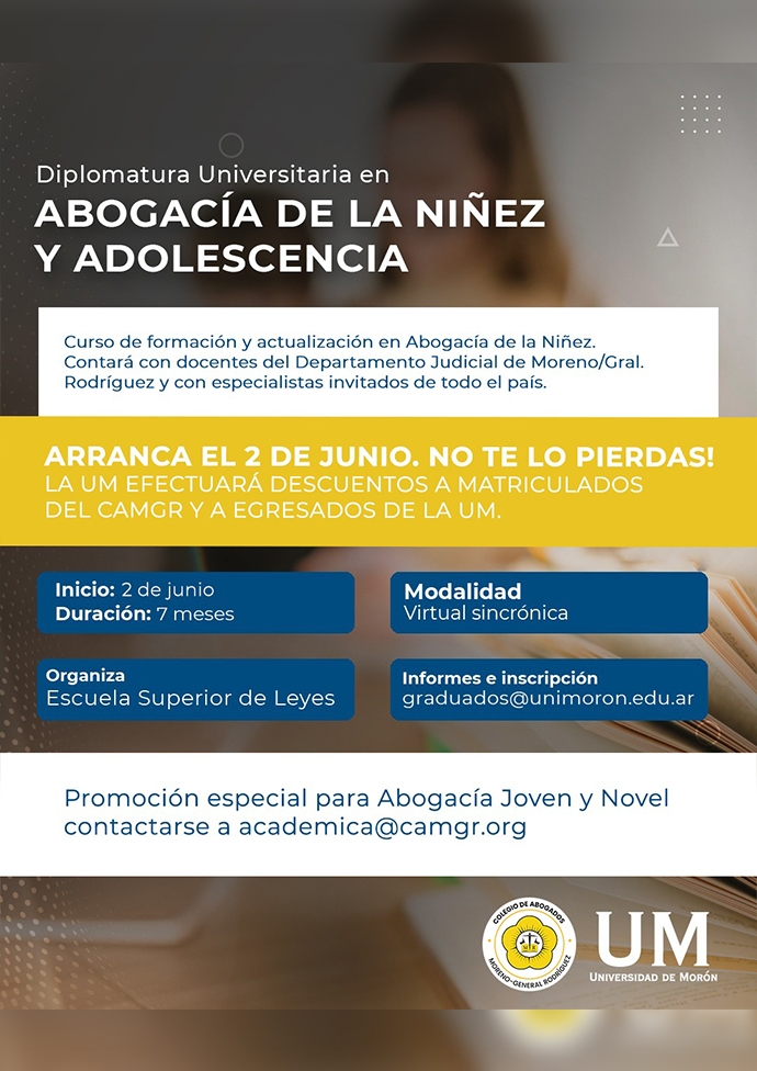 ABOGACIA DE LA NIÑEZ Y ADOLESCENCIA